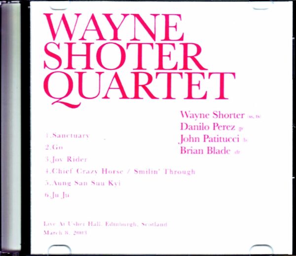 Wayne Shorter Quartet/Scotland,UK 2003 - Image 2