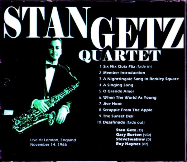 Stan Getz Quartet,Gary Burton/London,UK 1966 - Image 2