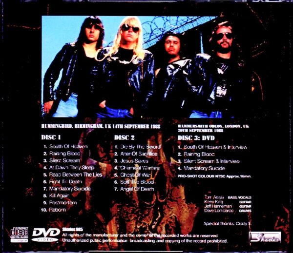 Slayer/UK 1988 S&V - Image 2