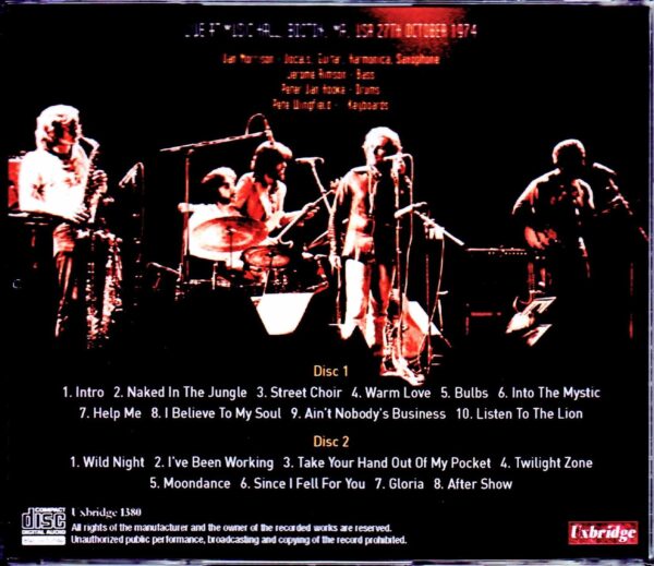 Van Morrison/MA, USA 1974 - Image 2