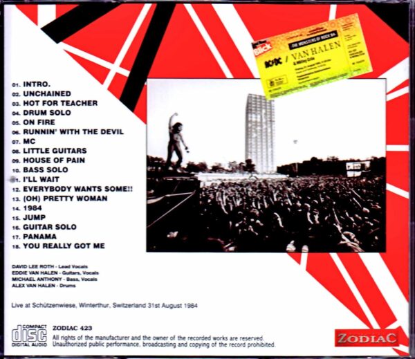Van Halen/Switzerland 1984 - Image 2