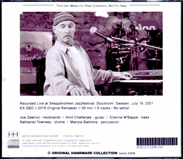 Zawinul Syndicate Joe Zawinul/Sweden 2001 - Image 2