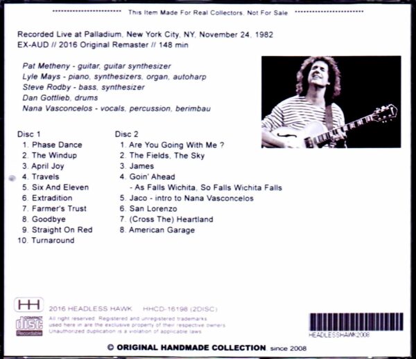 Pat Metheny Group Lyle Mays/NY,USA 1982 - Image 2