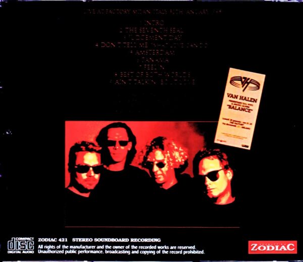 Van Halen/Italy 1995 - Image 2