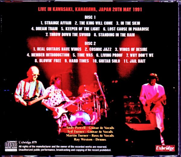 Wishbone Ash/Kanagawa,Japan 5.20.1991 - Image 2
