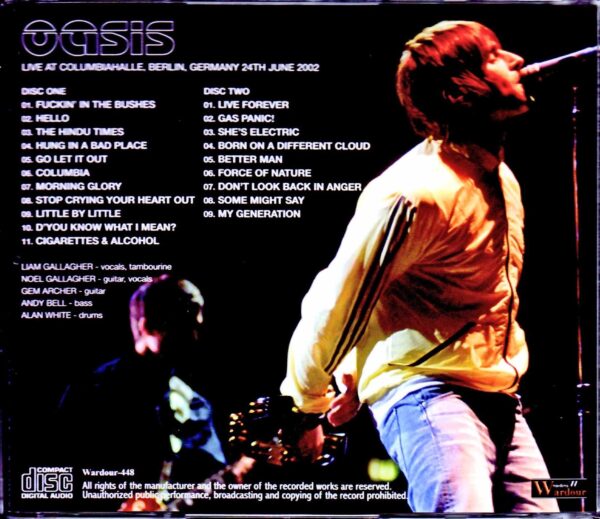 Oasis/Germany 2002 DAT Master - Image 2