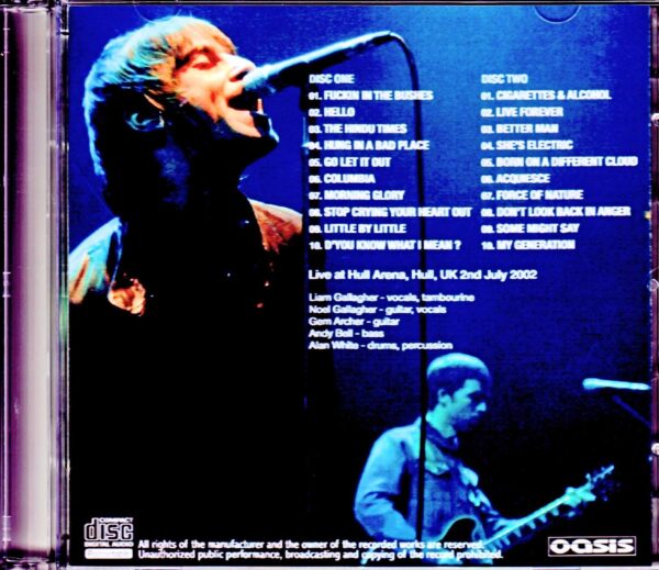Oasis/UK 7.2.2002 - Image 2