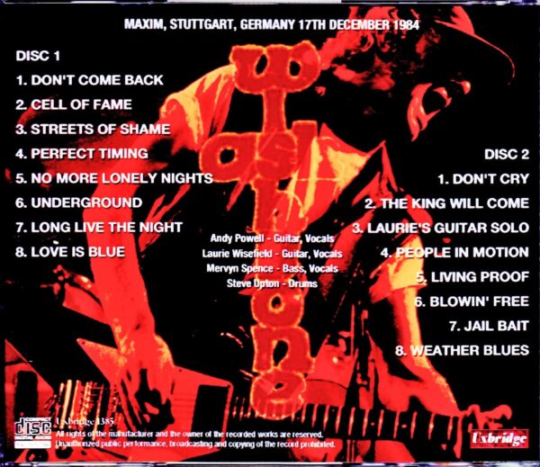 Wishbone Ash/Germany 1984 - Image 2