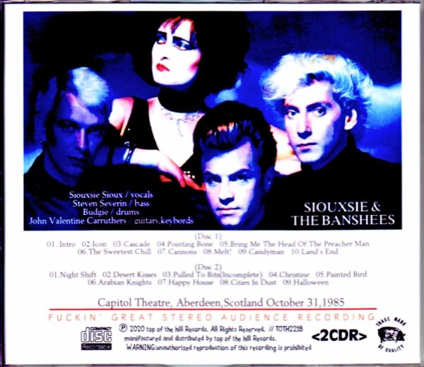 Siouxsie and the Banshees/Scotland,UK 1985 - Image 2