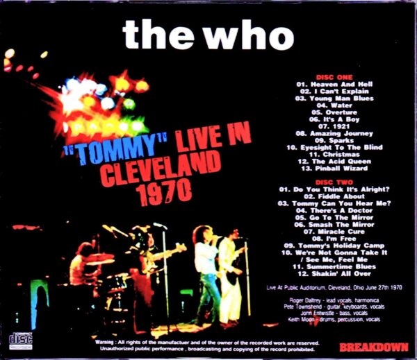 The Who/OH, USA 1970 - Image 2