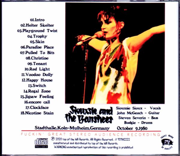 Siouxsie & the Banshees/Germany 1980 - Image 2