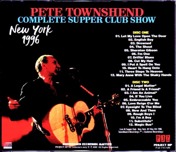 Pete Townshend/NY,USA 1996 - Image 2