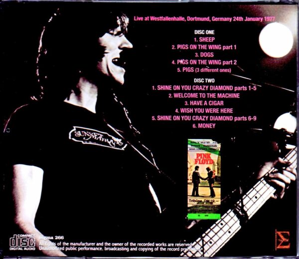 Pink Floyd/Germany 1.24.1977 Master Transfer - Image 2
