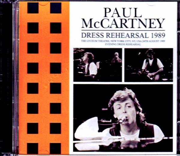 Paul McCartney/NY,USA 8.24.1989 Evening Dress Rehearsal