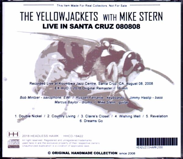 Yellowjackets,Mike Stern/CA,USA 2008 - Image 2