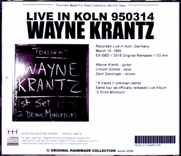 Wayne Krantz/Germany 1995 - Image 2