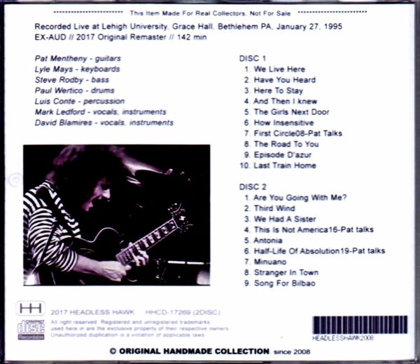 Pat Metheny Group,Lyle Mays/PA,USA 1995 - Image 2