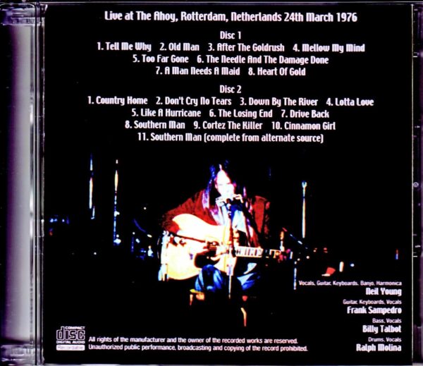 Neil Young and Crazy Horse/Netherlands 1976 - Image 2