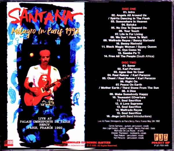 Santana/France 1992 - Image 2