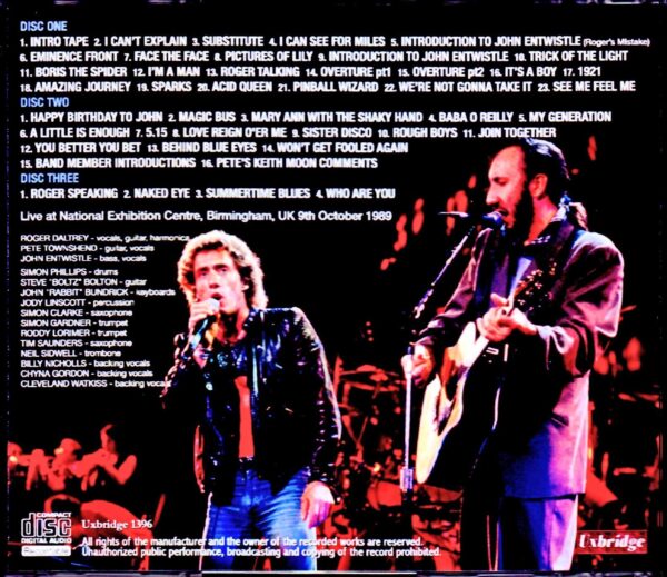 The Who/UK 10.9.1989 - Image 2