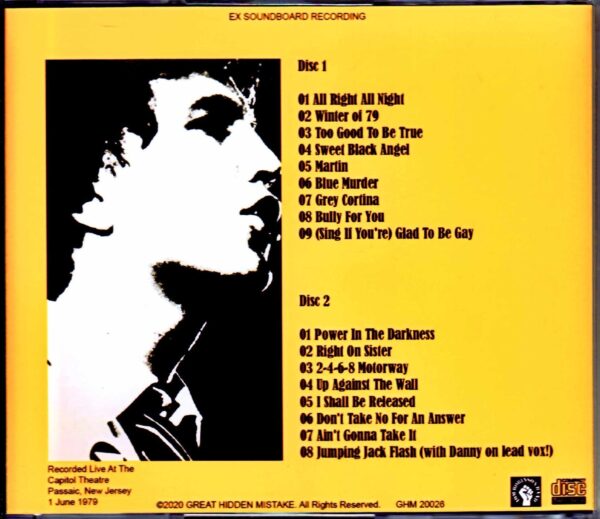 Tom Robinson Band/NJ, USA 1979 - Image 2