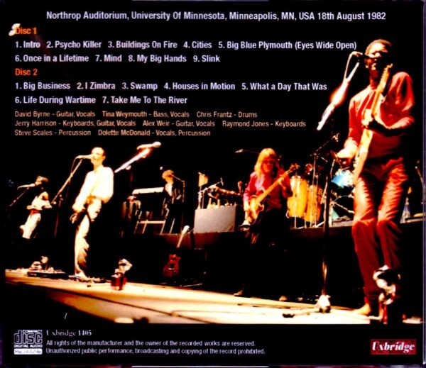Talking Heads/MN, USA 1982 - Image 2