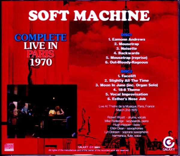 Soft Machine/France 1970 Complete - Image 2