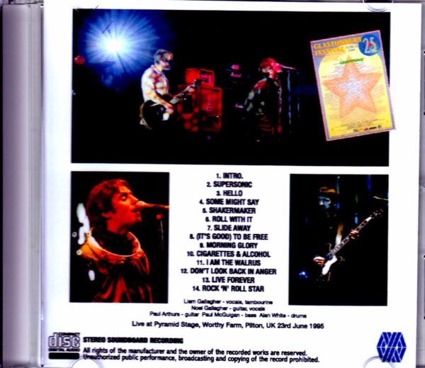 Oasis/UK 6.23.1995 - Image 2