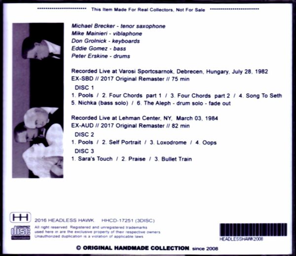Steps Ahead,Michael Brecker,Mike Mainieri,Don Grolnick/Hungary 1982 & more - Image 2