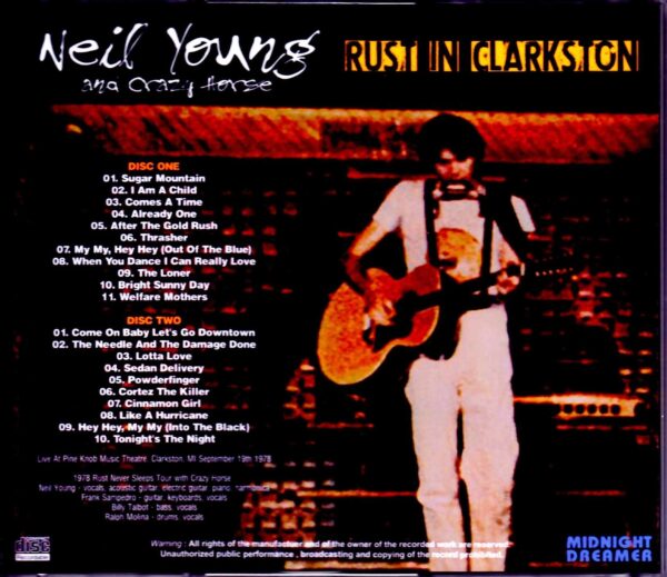 Neil Young & Crazy Horse/MI, USA 1978 - Image 2