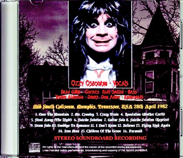 Ozzy Osbourne/TN, USA 1982 - Image 2