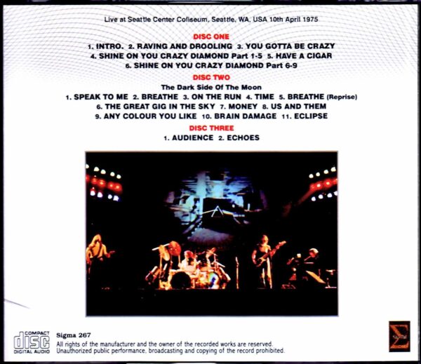 Pink Floyd/WA, USA 1975 Upgrade - Image 2