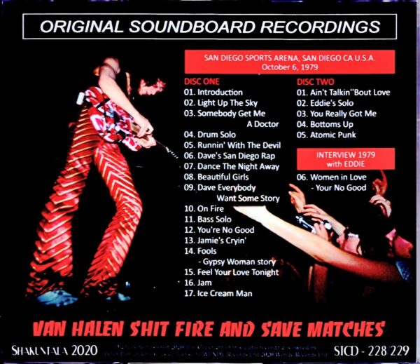 Van Halen/CA,USA 10.6.1979 & more - Image 2