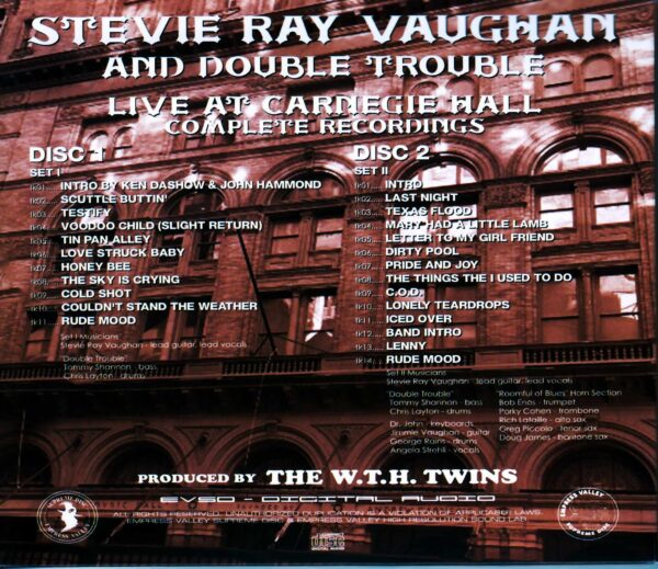 Stevie Ray Vaughan/NY,USA 1984 2Shows Complete - Image 2