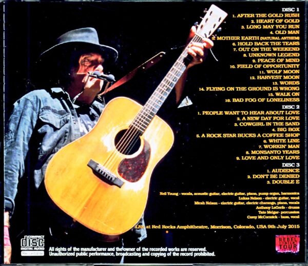 Neil Young & Crazy Horse/CO,USA 2015 Complete - Image 2