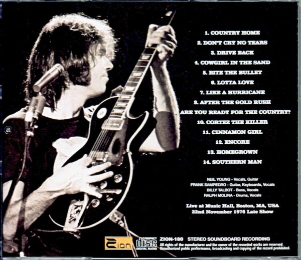 Neil Young & Crazy Horse/MA,USA 1976 Late Show Upgrade - Image 2