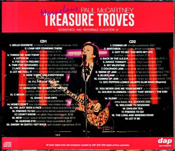 Paul McCartney/Soundcheck and Rehearsals Collection IV - Image 2