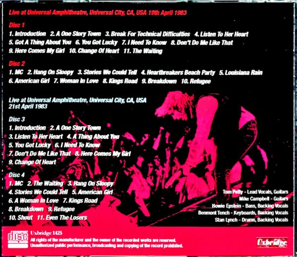 Tom Petty and Heartbreakers/CA,USA 1983 2Days - Image 2
