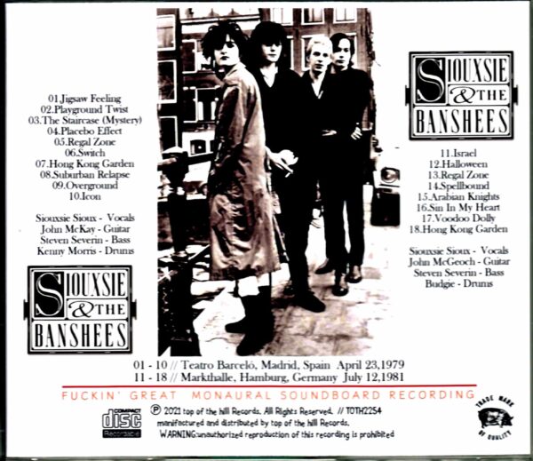 Siouxsie and the Banshees/Spain 1979 - Image 2