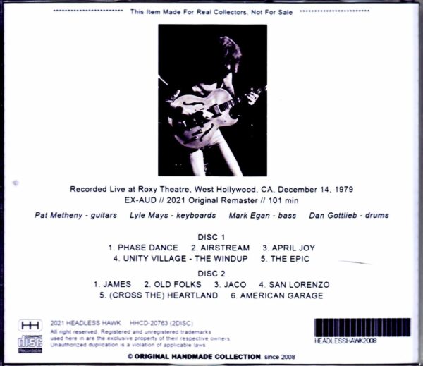 Pat Metheny Group,Lyle Mays/CA,USA 1979 - Image 2