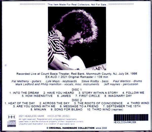 Pat Metheny Group,Lyle Mays/NJ,USA 1998 - Image 2