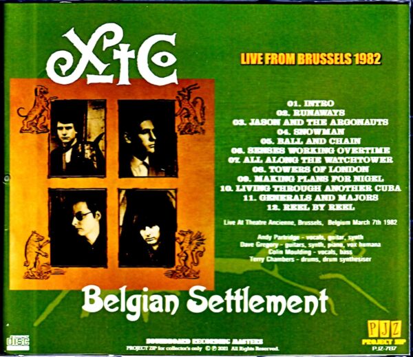 XTC/Belgium 1982 - Image 2