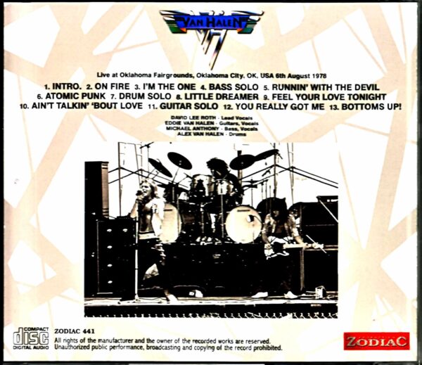 Van Halen/OK,USA 1978 Upgrade - Image 2