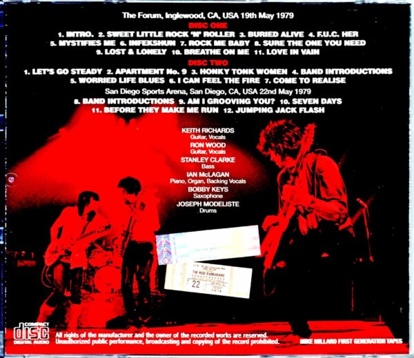New Barbarians/CA,USDA 1979 Mike Millard 1st Gen Tapes - Image 2