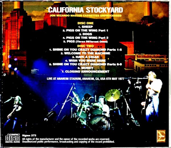 Pink Floyd/CA,USA 5.6.1977 Upgrade - Image 2