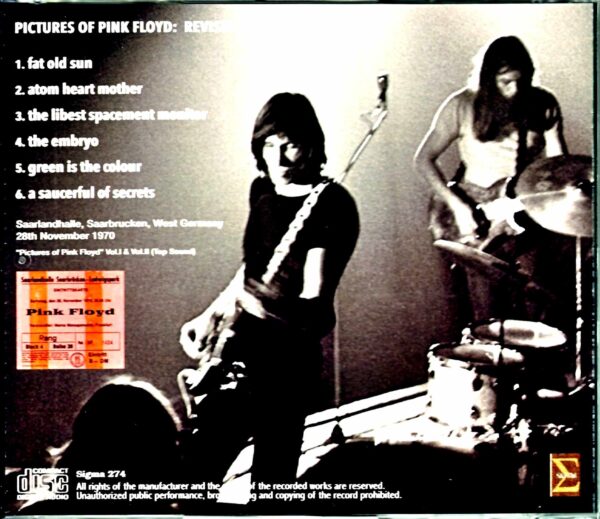 Pink Floyd/Pictures of Pink Floyd Germany 1970 Upgrade - Image 2