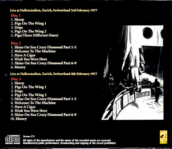 Pink Floyd/Switzerland 1977 2Days - Image 2