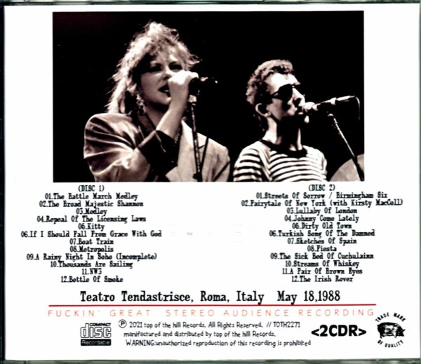 Pogues/Italy 1988 - Image 2