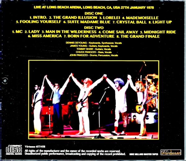 Styx/CA,USA 1978 Mike Millard Master Tapes - Image 2