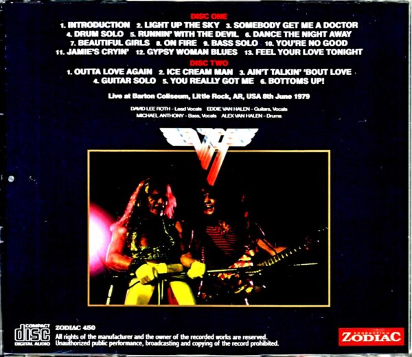 Van Halen/AR,USA 1979 Upgrade - Image 2